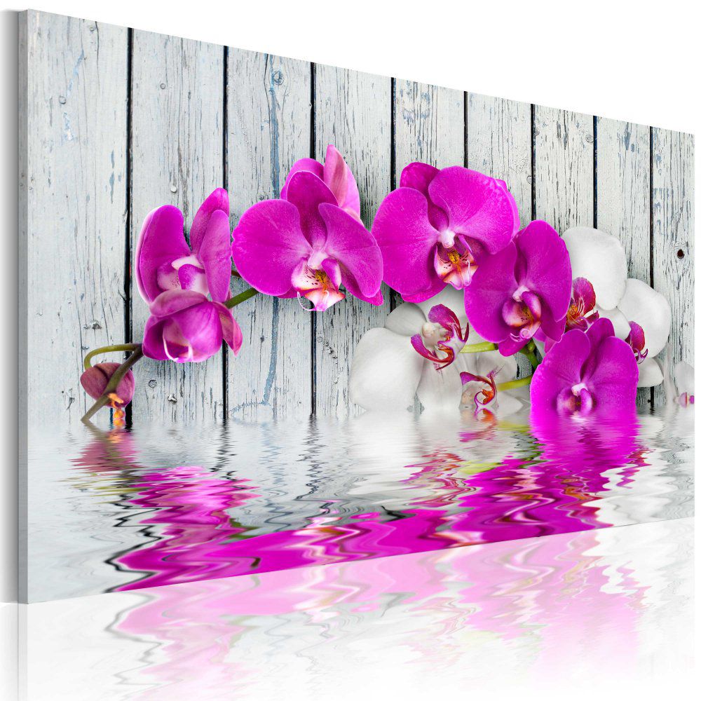 Obraz na plátně Bimago - harmonie: orchidea 60x40 cm - GLIX DECO s.r.o.