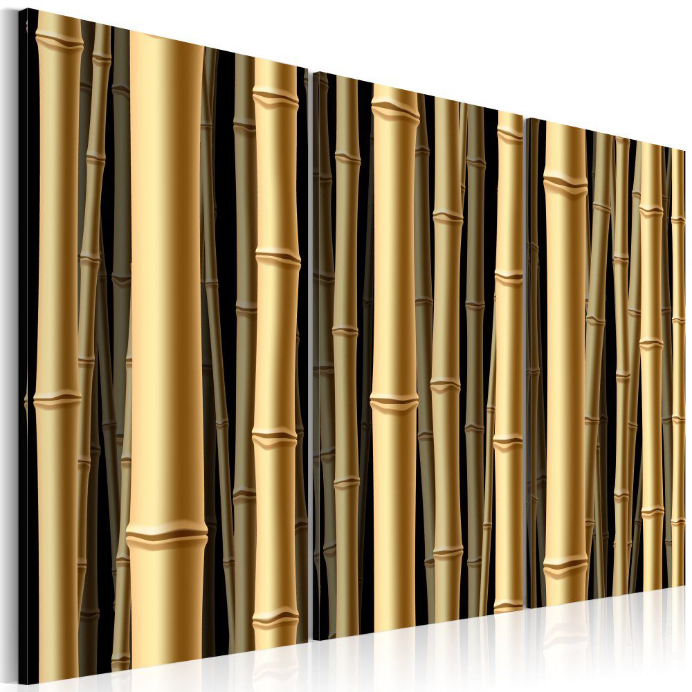 Obraz na plátně Bimago - Hnědé lodyhy bambusu 60x40 cm - GLIX DECO s.r.o.