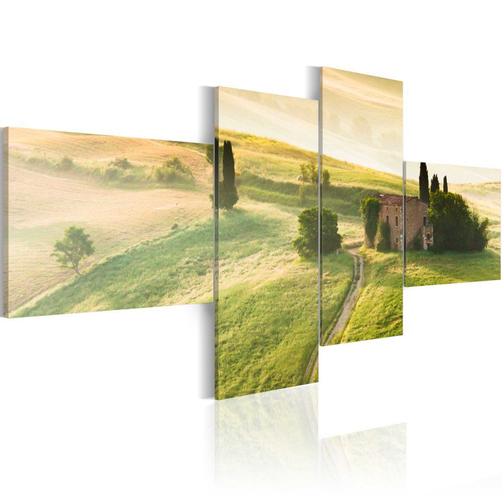 Obraz na plátně Bimago - Idylická toskánská krajina 100x45 cm - GLIX DECO s.r.o.