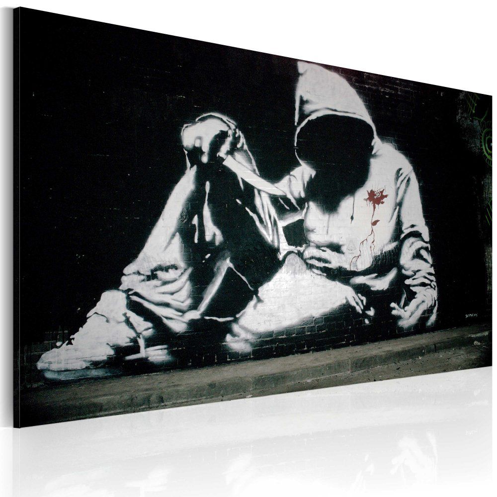 Obraz na plátně Bimago - Incognito killer (Banksy) 60x40 cm - GLIX DECO s.r.o.