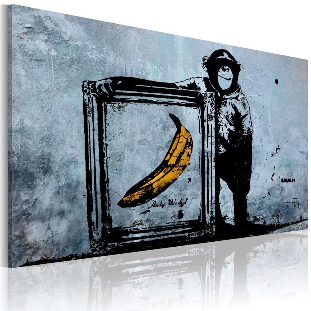 Obraz na plátně Bimago - Inspired by Banksy 60x40 cm - GLIX DECO s.r.o.