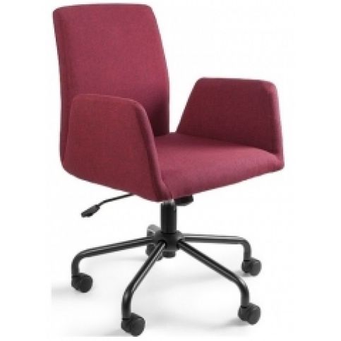 Office360 Konferenční židle Bela na kolečkách (Červená)  - DESIGNOVÁ KANCELÁŘ