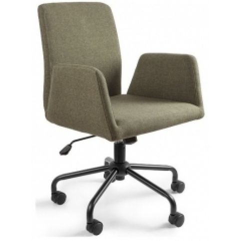 Office360 Konferenční židle Bela na kolečkách (olivová)  - DESIGNOVÁ KANCELÁŘ