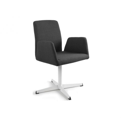 Office360 Konferenční židle Bela s pevnou základnou, černá - DESIGNOVÁ KANCELÁŘ