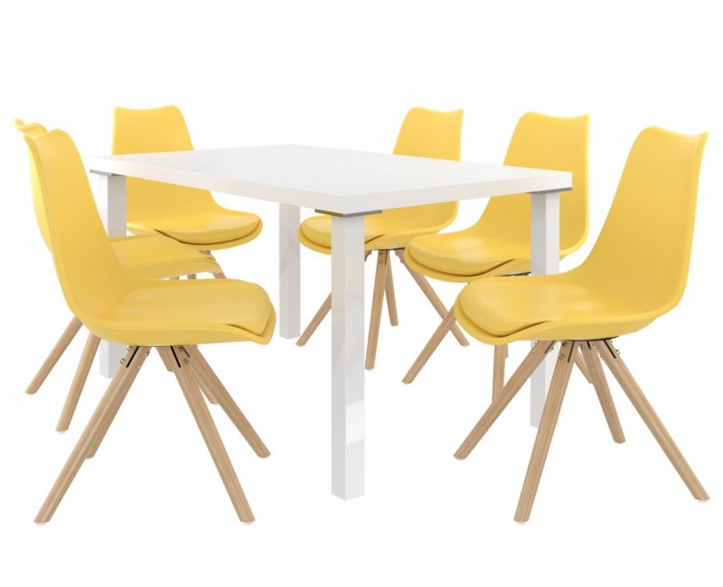 Jídelní stůl 6 židlí k němu v moderním stylu na dona-shop.cz - Dona-shop.cz