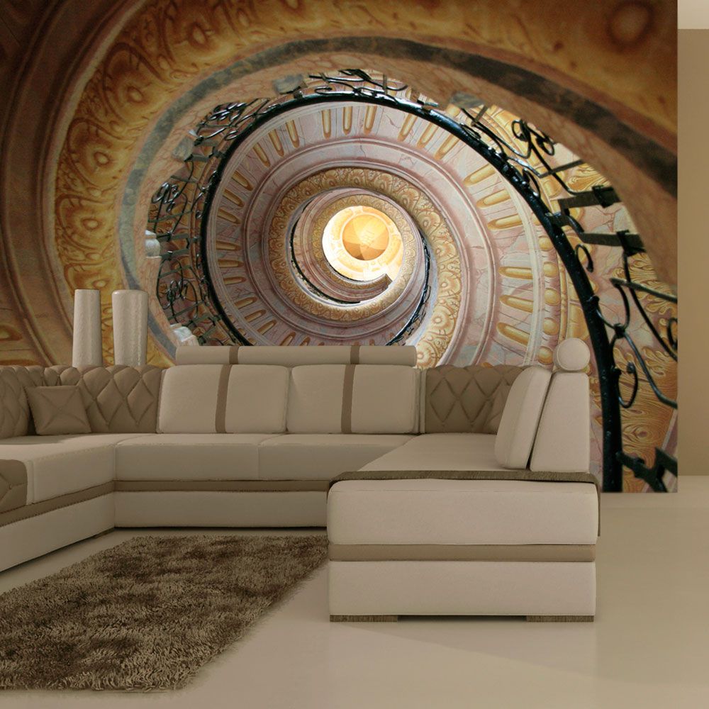 Fototapeta Bimago - Decorative spiral stairs + lepidlo zdarma 200x154 cm - GLIX DECO s.r.o.