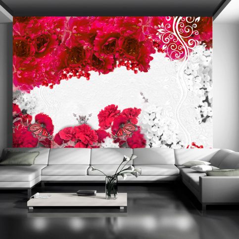 Bimago Fototapeta - Colors of spring: red 150x105 cm - GLIX DECO s.r.o.