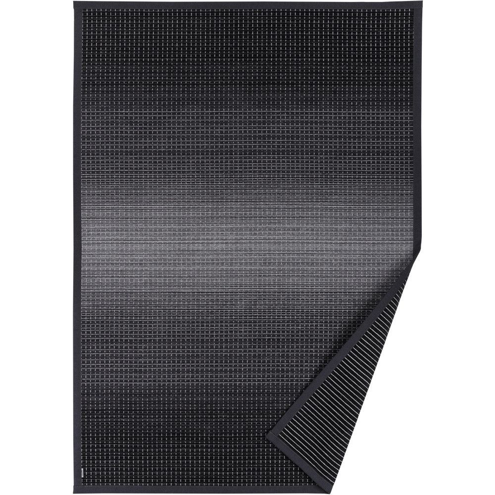 Antracitově šedý vzorovaný oboustranný koberec Narma Moka, 70 x 140 cm - Bonami.cz