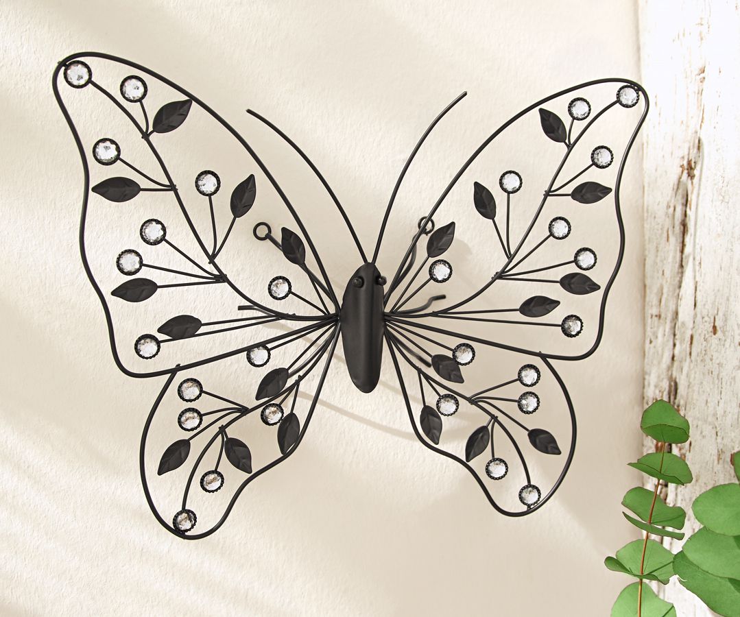 Nástěnná dekorace Motýl, 39 cm - Velký Košík