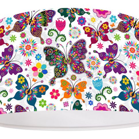 svítidlo colorful butterflies závěsné - Homedesign-shop.com
