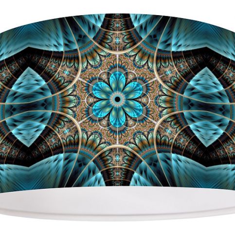 svítidlo fractales blue diamonds závěsné - Homedesign-shop.com