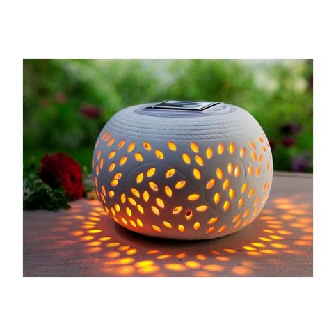 Solární stolní lampa Ceramica - Velký Košík