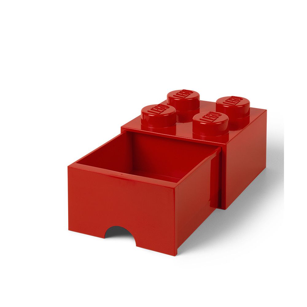 Červený úložný box se šuplíkem LEGO® - Bonami.cz