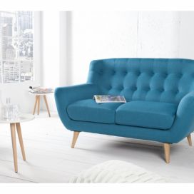 Design4life: INV Pohovka-sofa Fila dvoumístná, petrolejová