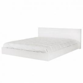 Porto Deco Bílá dřevěná postel Tiago 180x200 cm