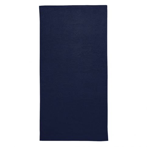 Tmavě modrá osuška Seahorse Pure, 70 x 140 cm - Bonami.cz