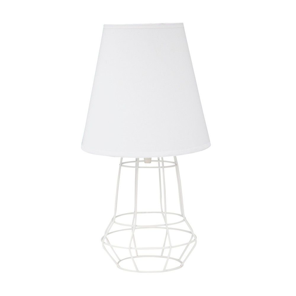 Bílá stolní lampa Mauro Ferretti Indiana, 20x37 cm MF_170925000B - Bonami.cz