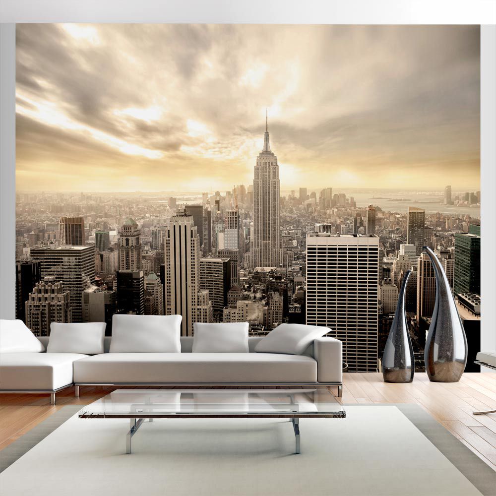 Fototapeta Bimago - New York - Manhattan at dawn + lepidlo zdarma 200x154 cm - GLIX DECO s.r.o.