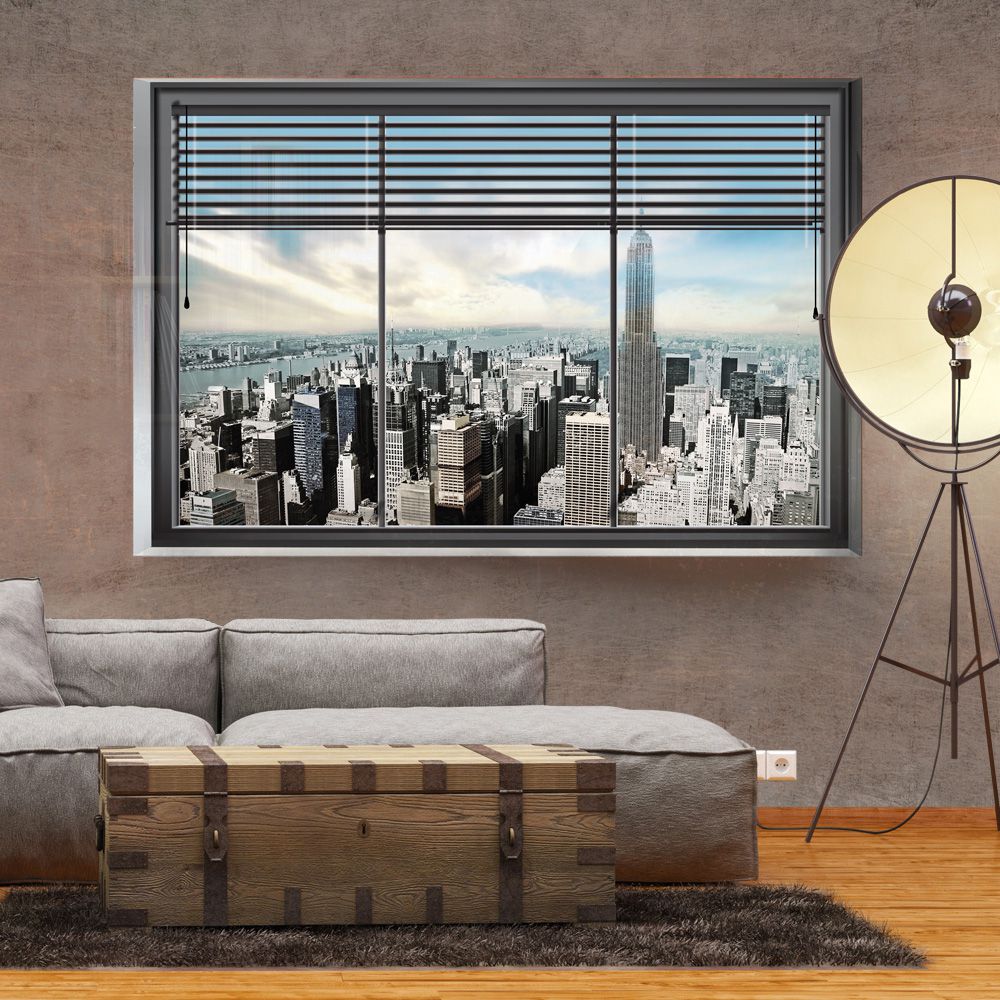Fototapeta Bimago - New York window + lepidlo zdarma 350x245 cm - GLIX DECO s.r.o.