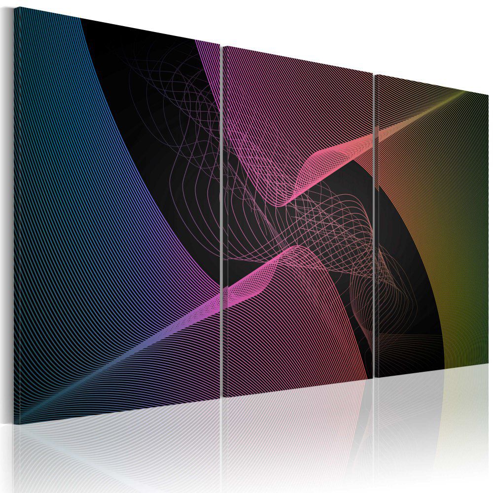 Obraz na plátně Bimago - Moderní abstrakce - Barvy 60x40 cm - GLIX DECO s.r.o.