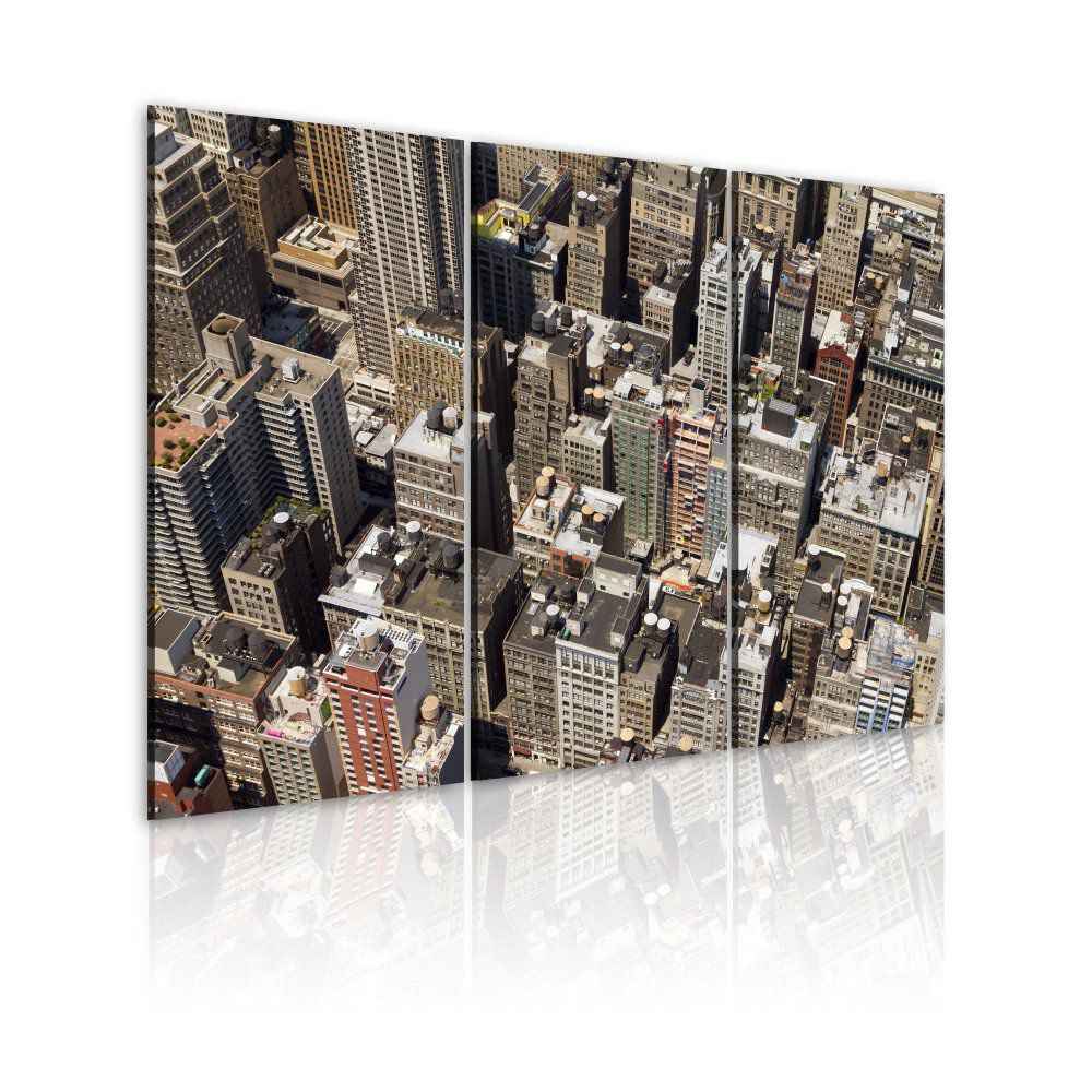 Obraz na plátně Bimago - Mrakodrapy - NYC 60x40 cm - GLIX DECO s.r.o.