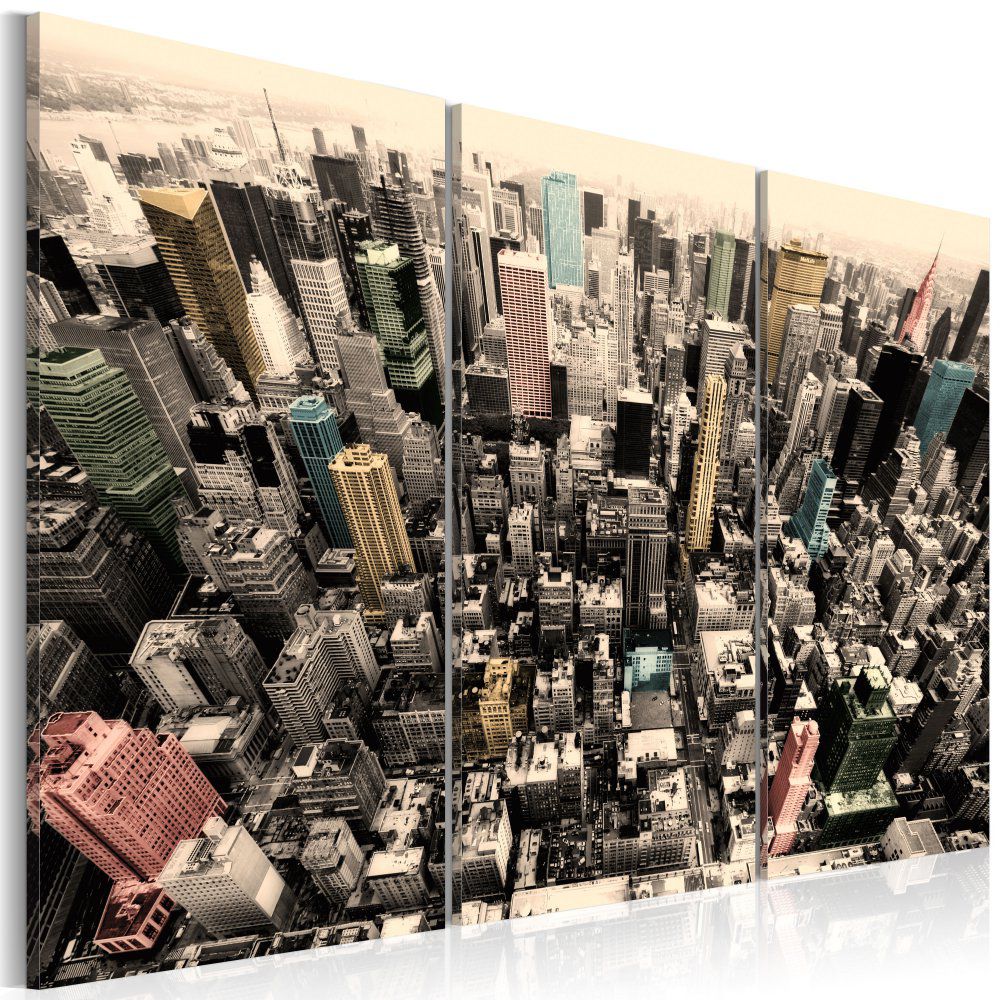 Obraz na plátně Bimago - Nejvyšší mrakodrapy v NY 60x40 cm - GLIX DECO s.r.o.