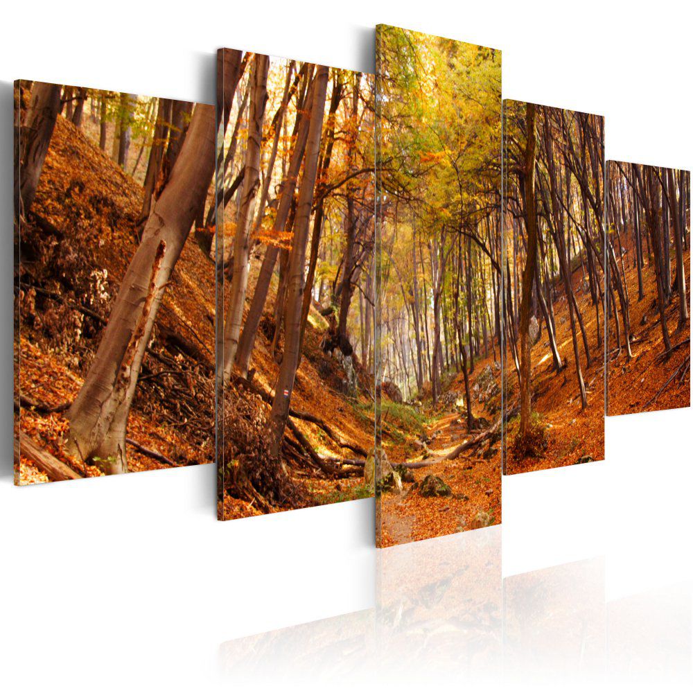 Obraz na plátně Bimago - Orange autumn 100x50 cm - GLIX DECO s.r.o.