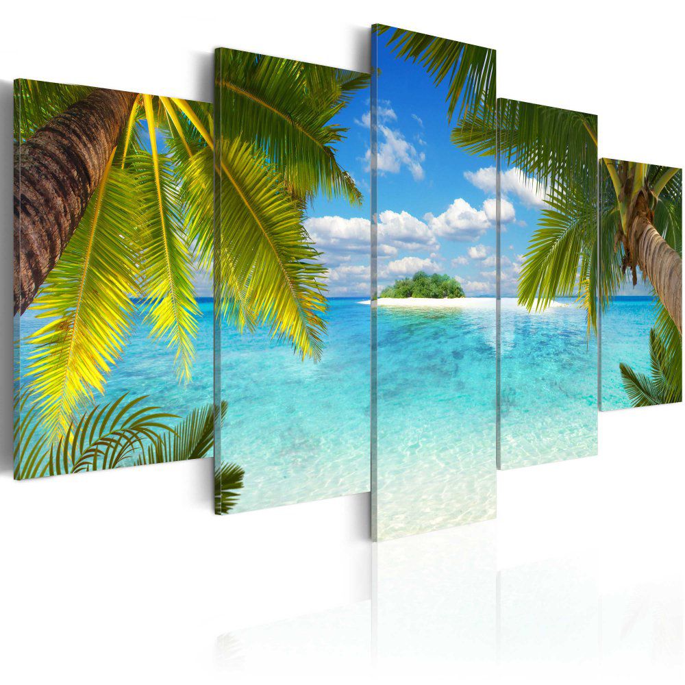 Obraz na plátně Bimago - Paradise island 100x50 cm - GLIX DECO s.r.o.
