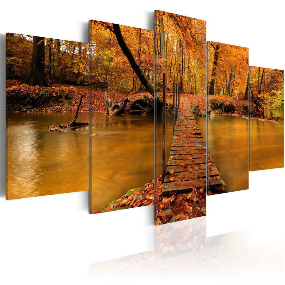 Obraz na plátně Bimago - Redness of autumn 100x50 cm - GLIX DECO s.r.o.