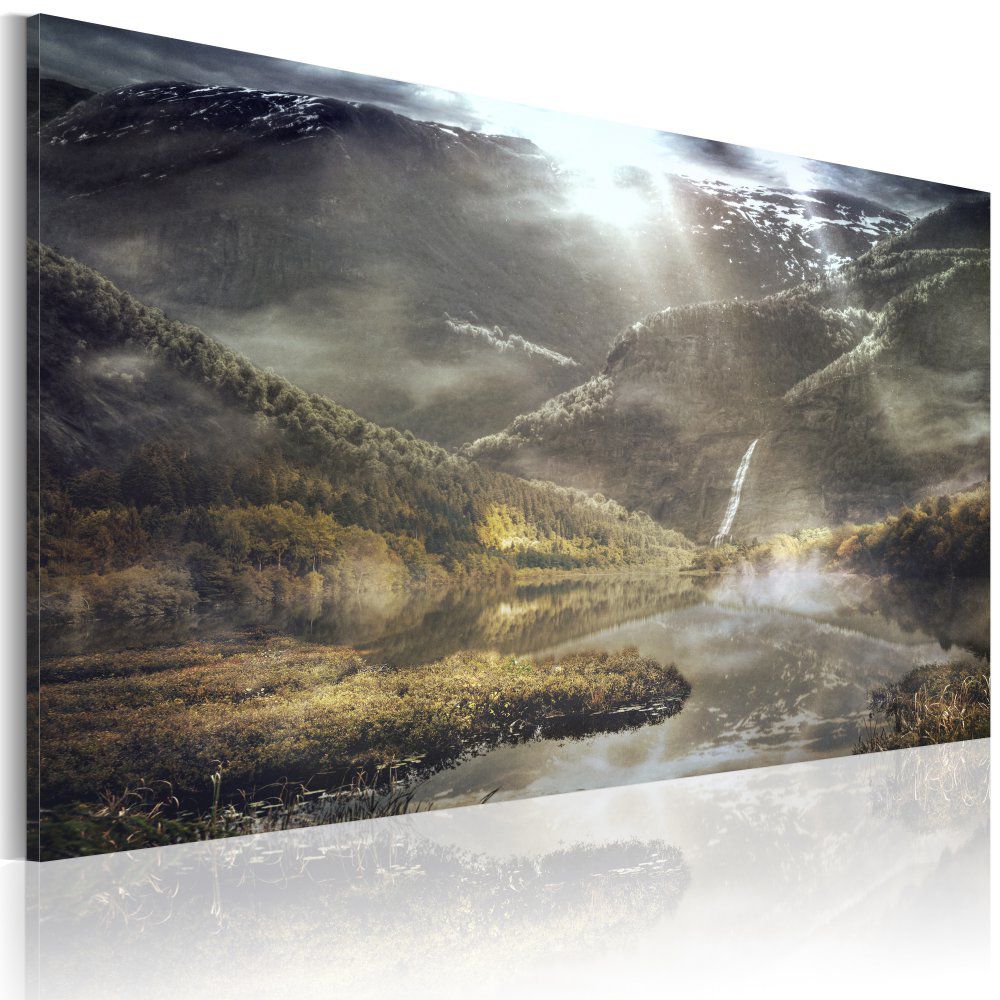 Obraz na plátně Bimago - The land of mists 60x40 cm - GLIX DECO s.r.o.