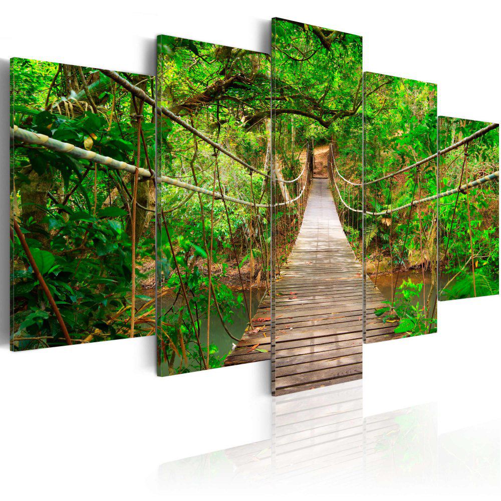 Obraz na plátně Bimago - Walk among the trees 100x50 cm - GLIX DECO s.r.o.