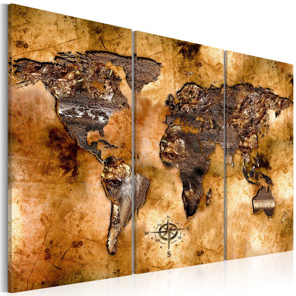 Obraz na plátně Bimago - World in opalescent shades 60x40 cm - GLIX DECO s.r.o.
