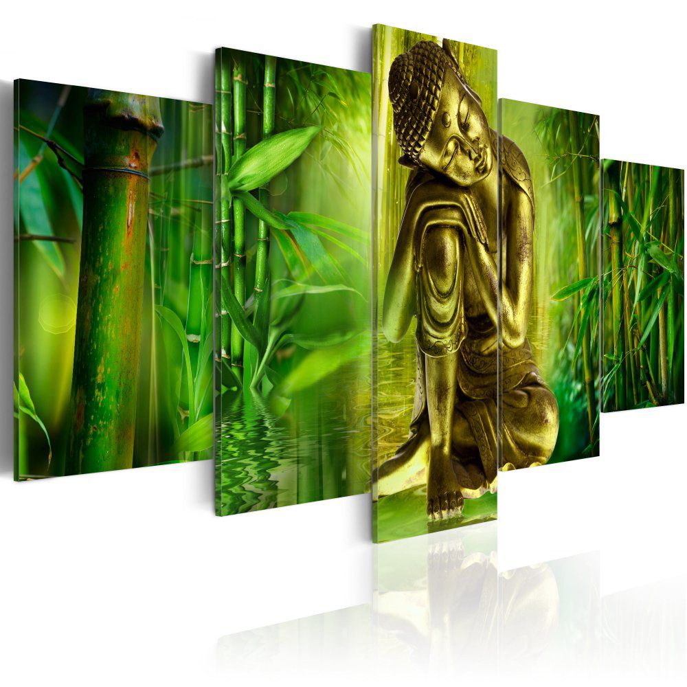 Obraz na plátně Bimago - Young Buddha 100x50 cm - GLIX DECO s.r.o.