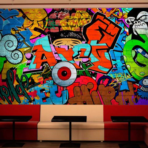 Bimago Fototapeta - Graffiti art 350x245 cm - GLIX DECO s.r.o.