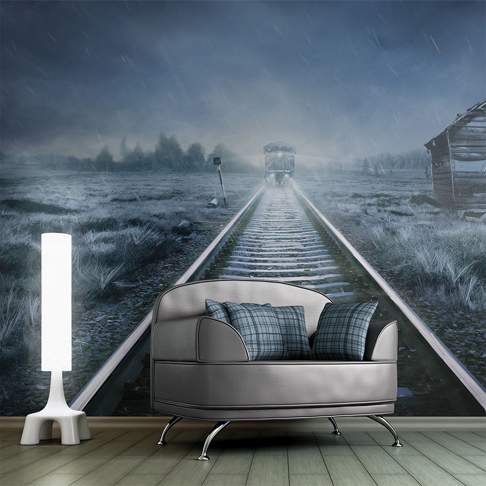 Fototapeta Bimago - The ghost train + lepidlo zdarma 350x270 cm - GLIX DECO s.r.o.