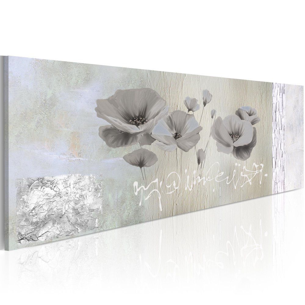 Obraz na plátně Bimago - Poppies in hibernation 120x40 cm, - GLIX DECO s.r.o.