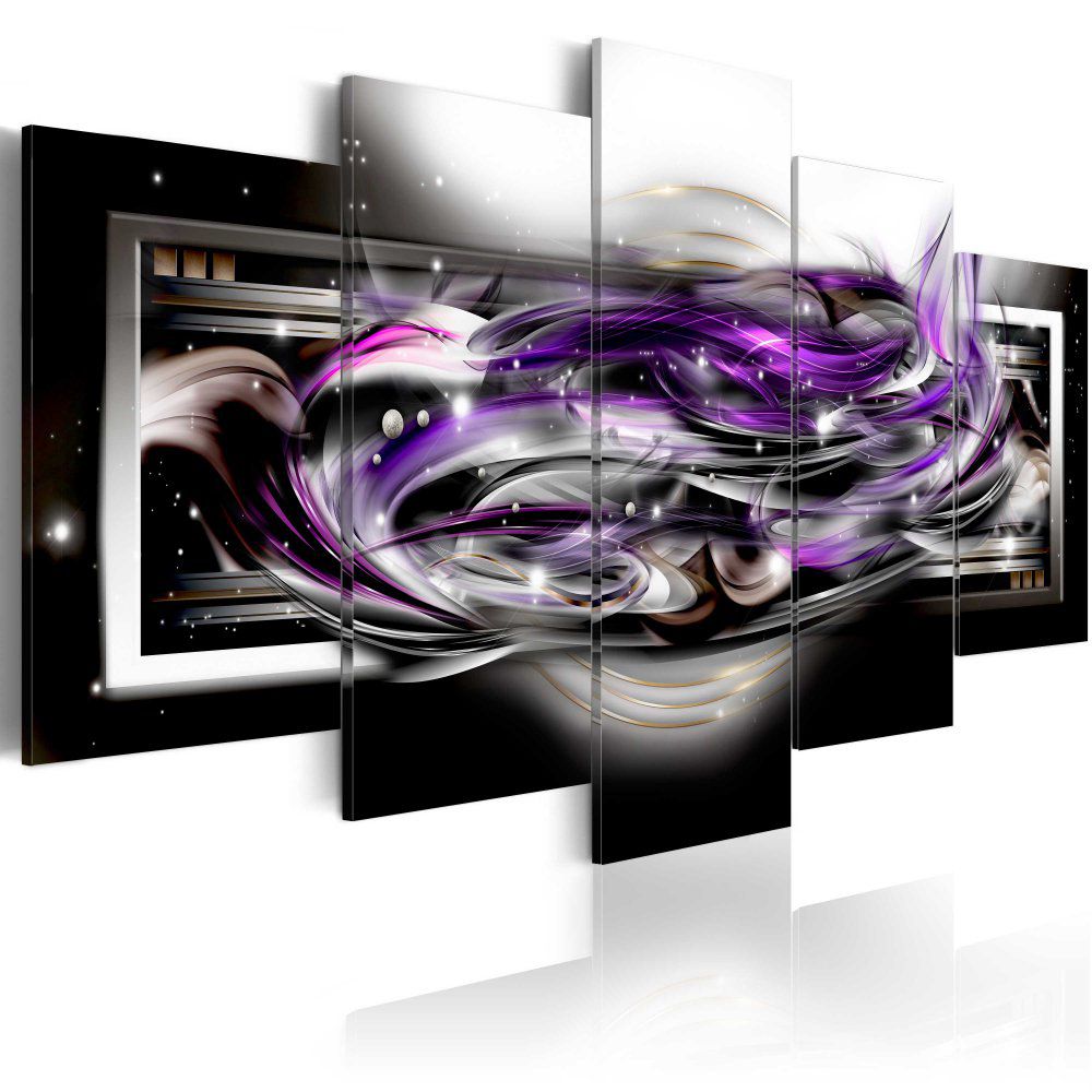 Obraz na plátně Bimago - Purple smoke 100x50 cm - GLIX DECO s.r.o.
