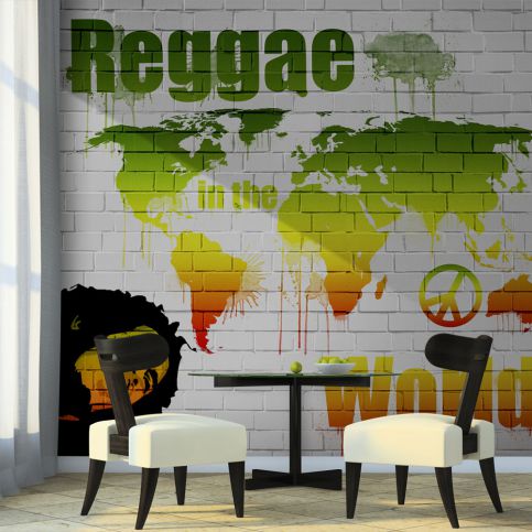 Bimago Fototapeta - Reggae in the world 350x270 cm - GLIX DECO s.r.o.