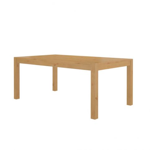 Jídelní stůl z masivního borovicového dřeva Støraa Monique, 76 x 180 cm - Bonami.cz