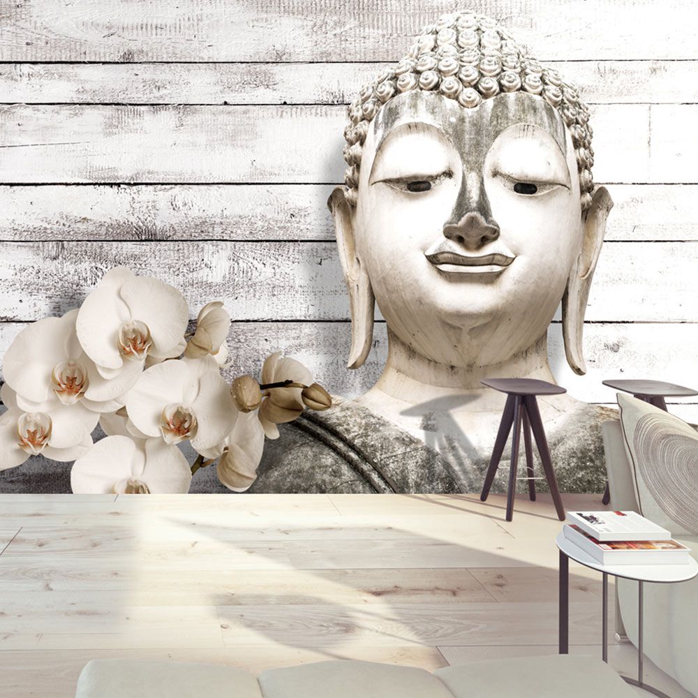 Fototapeta Bimago - Smiling Buddha + lepidlo zdarma 350x245 cm - GLIX DECO s.r.o.