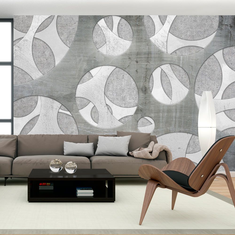 Fototapeta Bimago - Woven of grays + lepidlo zdarma 350x245 cm - GLIX DECO s.r.o.