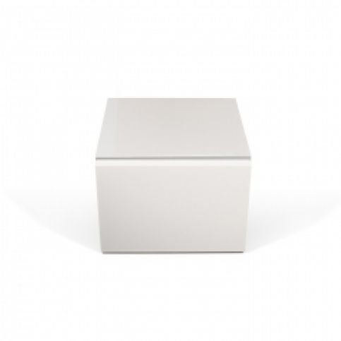 TH Noční stolek EMMA (Vysoký bílý lesk)  - Design4life