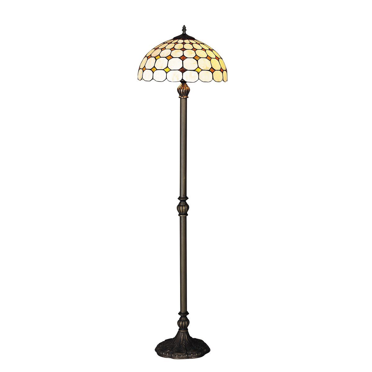 Rabalux Rabalux 8078 - Tiffany vitrážová stojací lampa MARVEL 2xE27/60W/230V  -  Svět-svítidel.cz