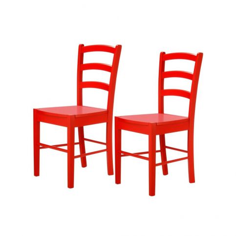 Sada 2 červených židlí Støraa Trento Quer - Bonami.cz