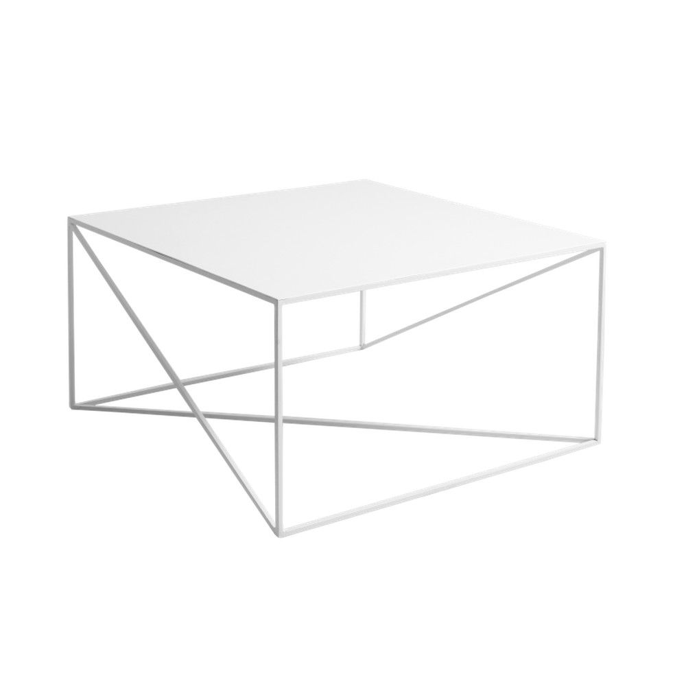 Bílý konferenční stolek Custom Form Memo, 80 x 80 cm - Bonami.cz
