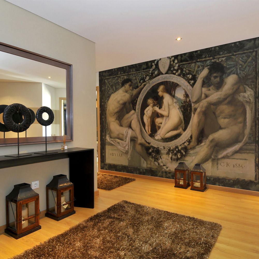 Fototapeta Bimago - Idyll - Gustav Klimt + lepidlo zdarma 450x270  cm - GLIX DECO s.r.o.