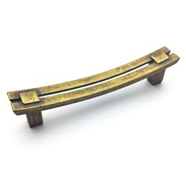 Rustikální úchytka Evita zlatá antik 96 mm