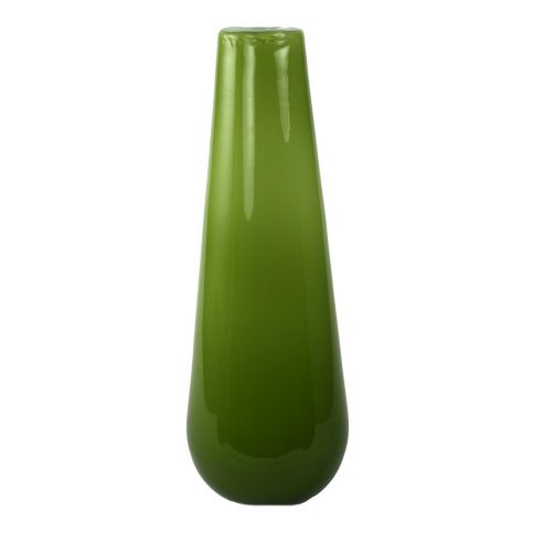 Skleněná váza Luna zelená, 25 cm - 4home.cz
