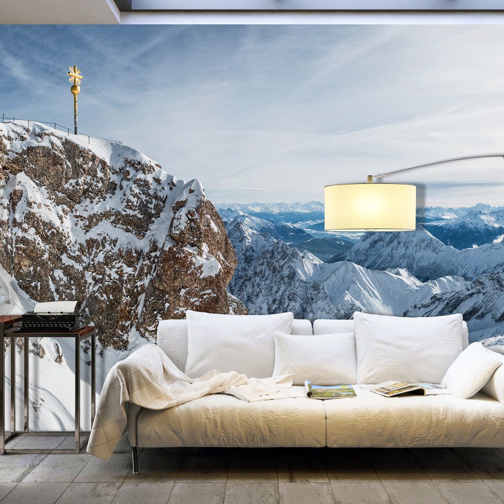 Fototapeta XXL Bimago - Winter in Zugspitze + lepidlo zdarma 500x280 cm - GLIX DECO s.r.o.