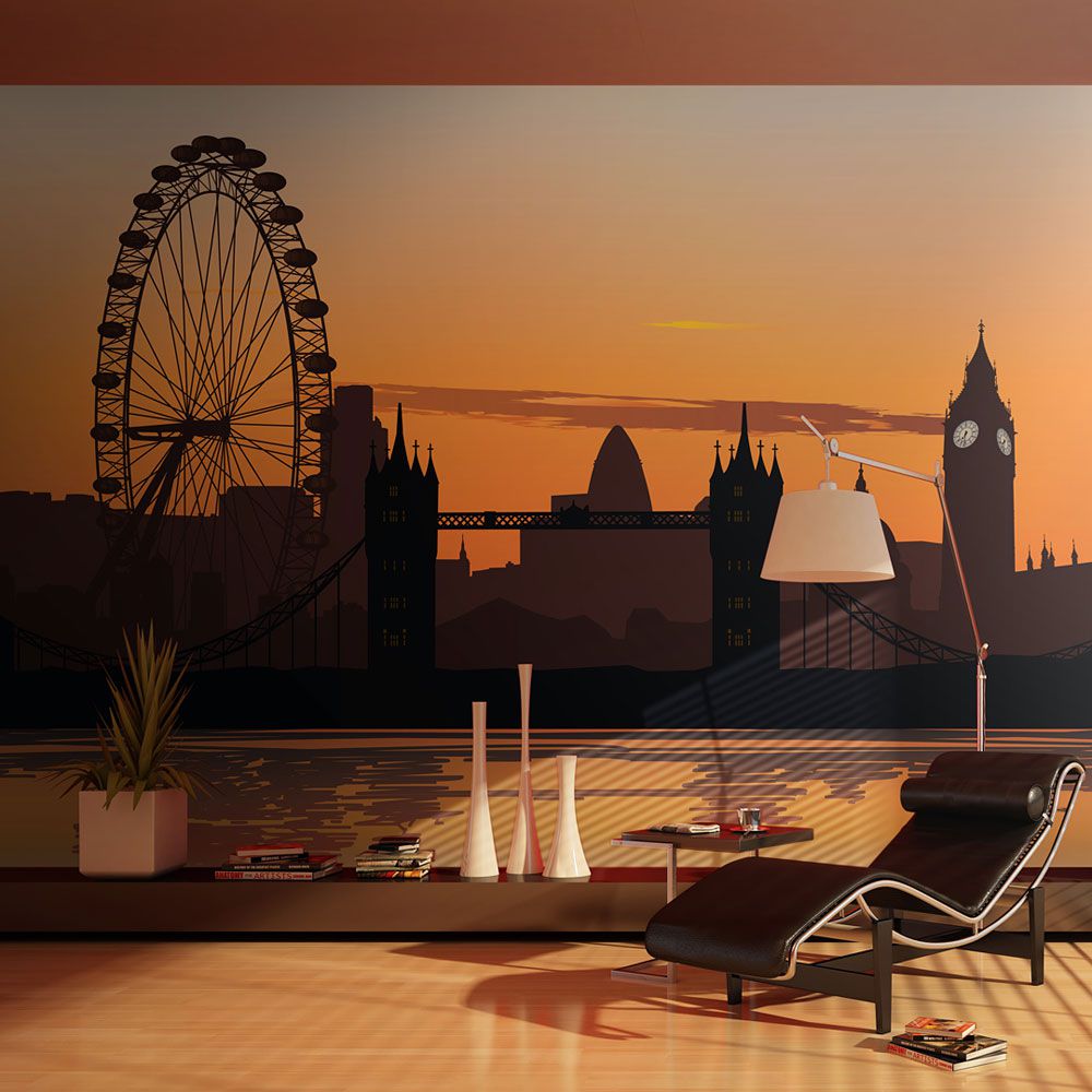 Fototapeta Bimago - Zobrazit na London Eye + lepidlo zdarma 200x154 cm - GLIX DECO s.r.o.